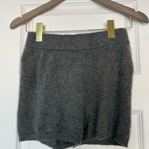 Daily Drills Gray Cashmere Shorts